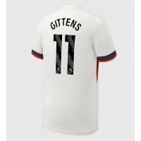 Stroje piłkarskie Chelsea Jamie Gittens #11 Koszulka Wyjazdowej 2025-26 Krótki Rękaw